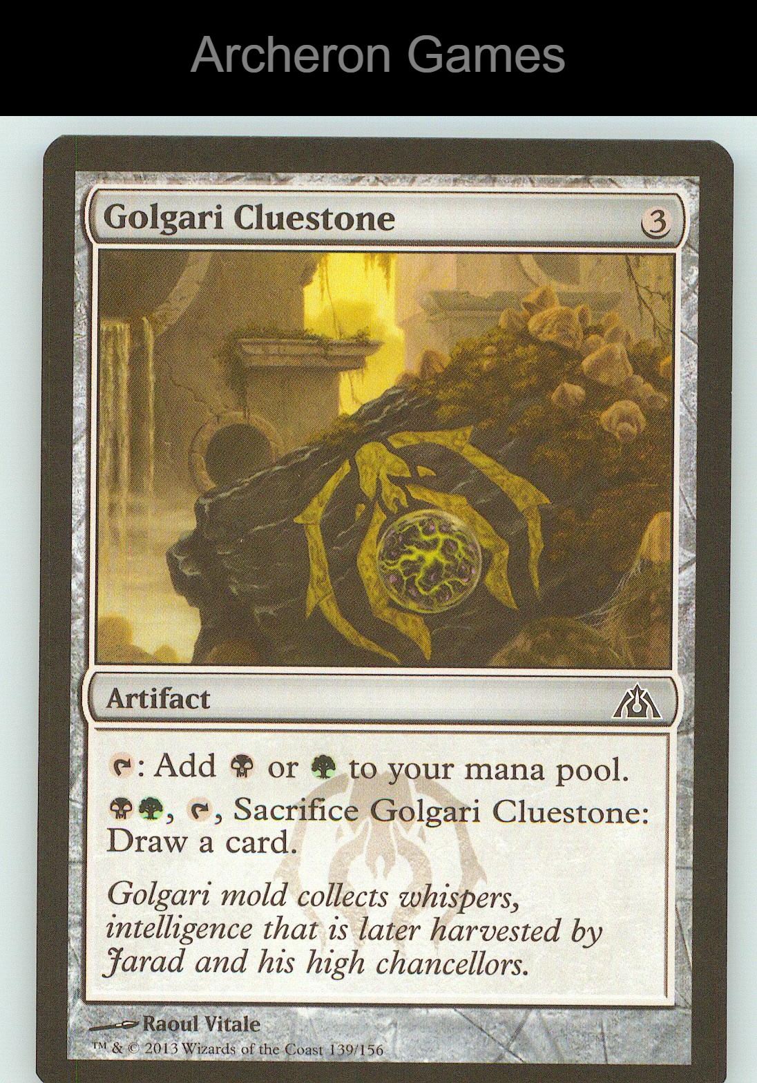 Golgari Cluestone DGM 139 C MTG Card NM/EX+
