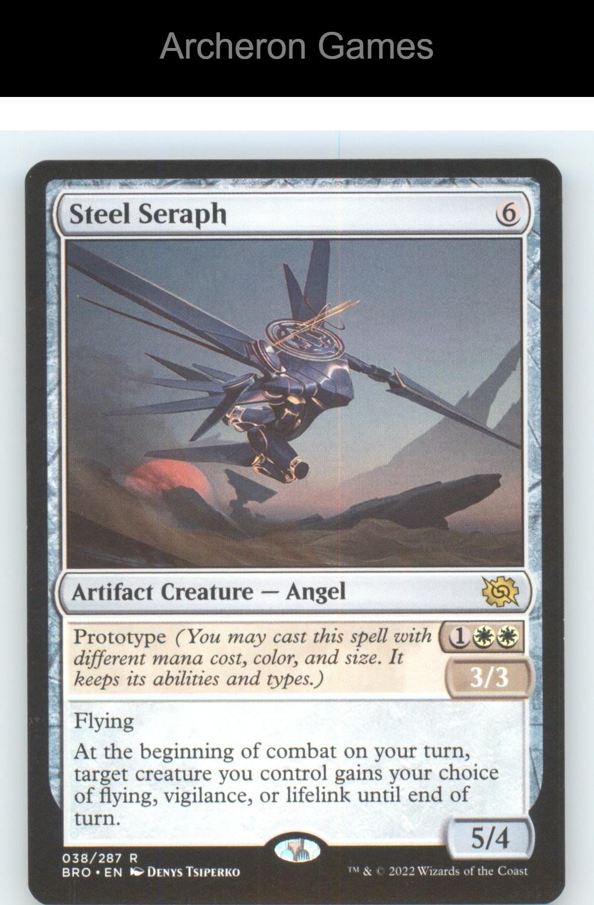 Steel Seraph BRO 38 R MTG Card NM/EX+