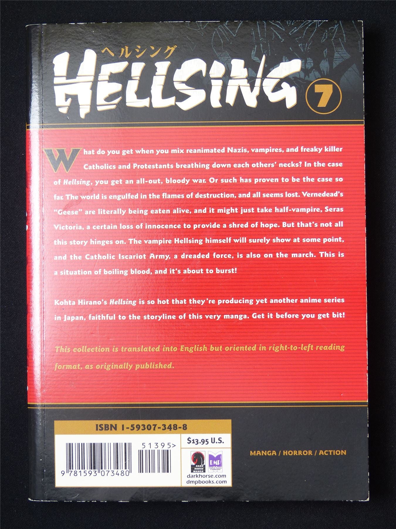 Hellsing Volume 7 - DMP Manga #52D