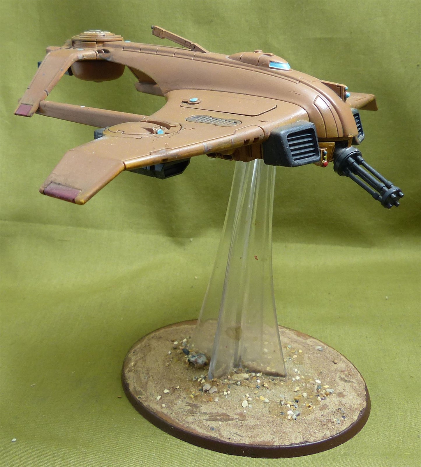 AX3 Razorshark Strike Fighter painted - Tau Empire - Warhammer 40K #2Y2