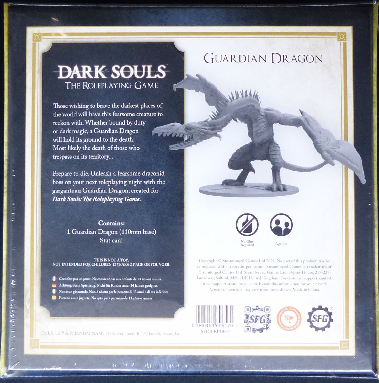 Guardian Dragon - Dark Souls Roleplaying Game Miniatures #3KW