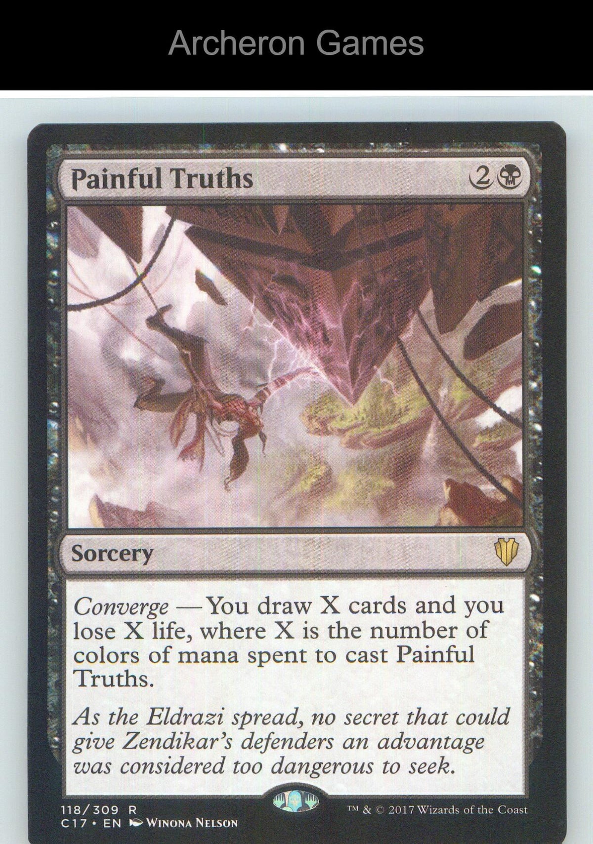 Painful Truths C17 118 R MTG Card NM/EX+