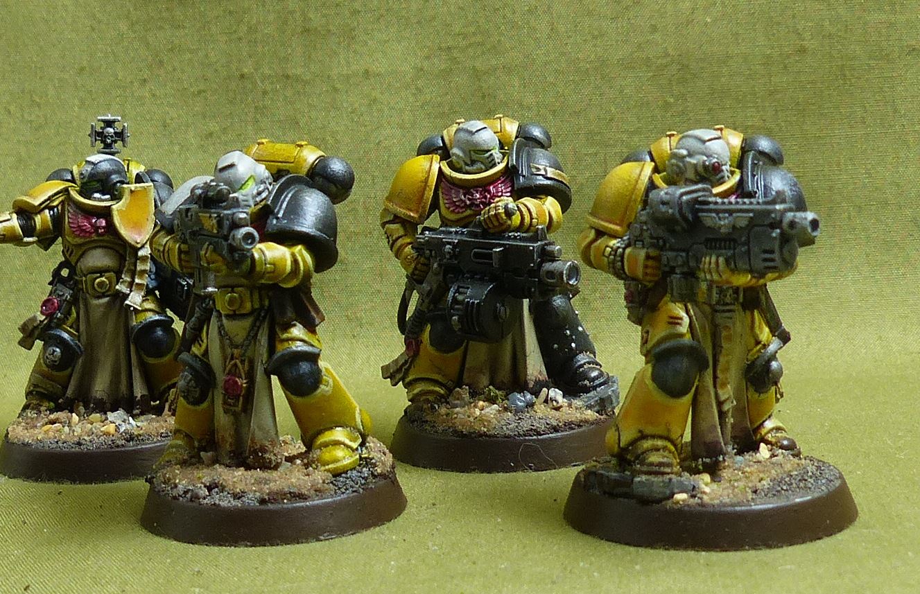 Intercessor Squad set of 5 painted - Space Marines - Warhammer 40K #1IW