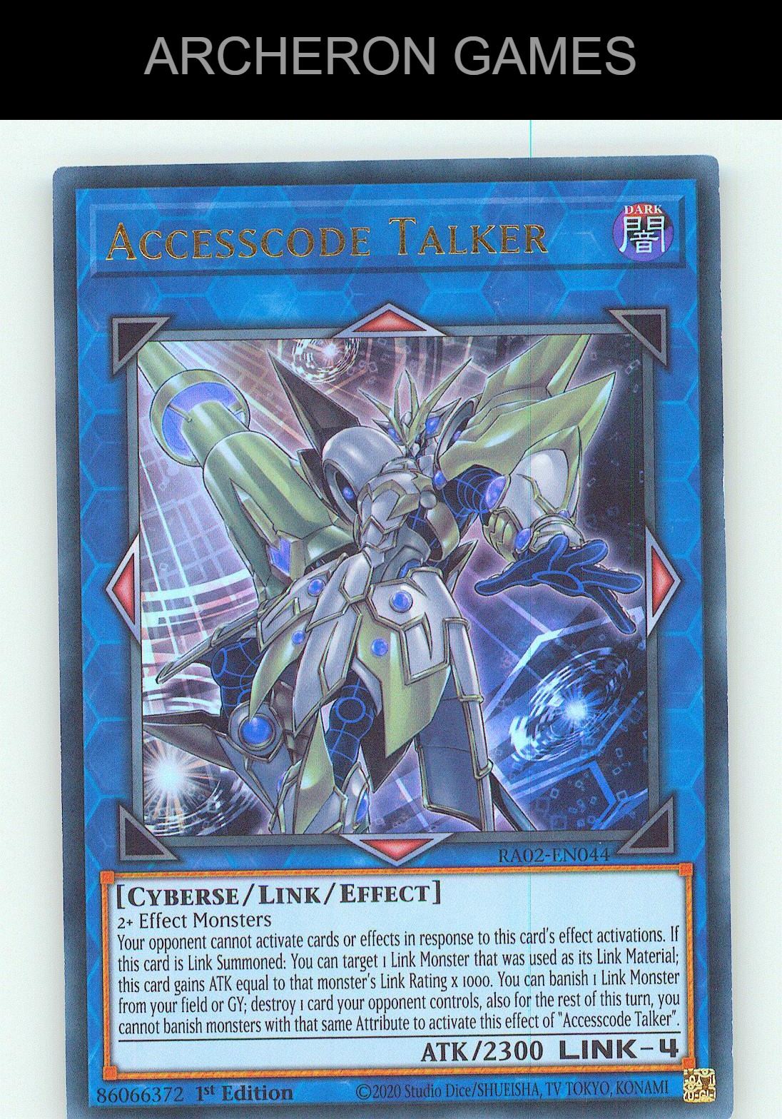 Accesscode Talker SR YUGIOH Card 1st Edition