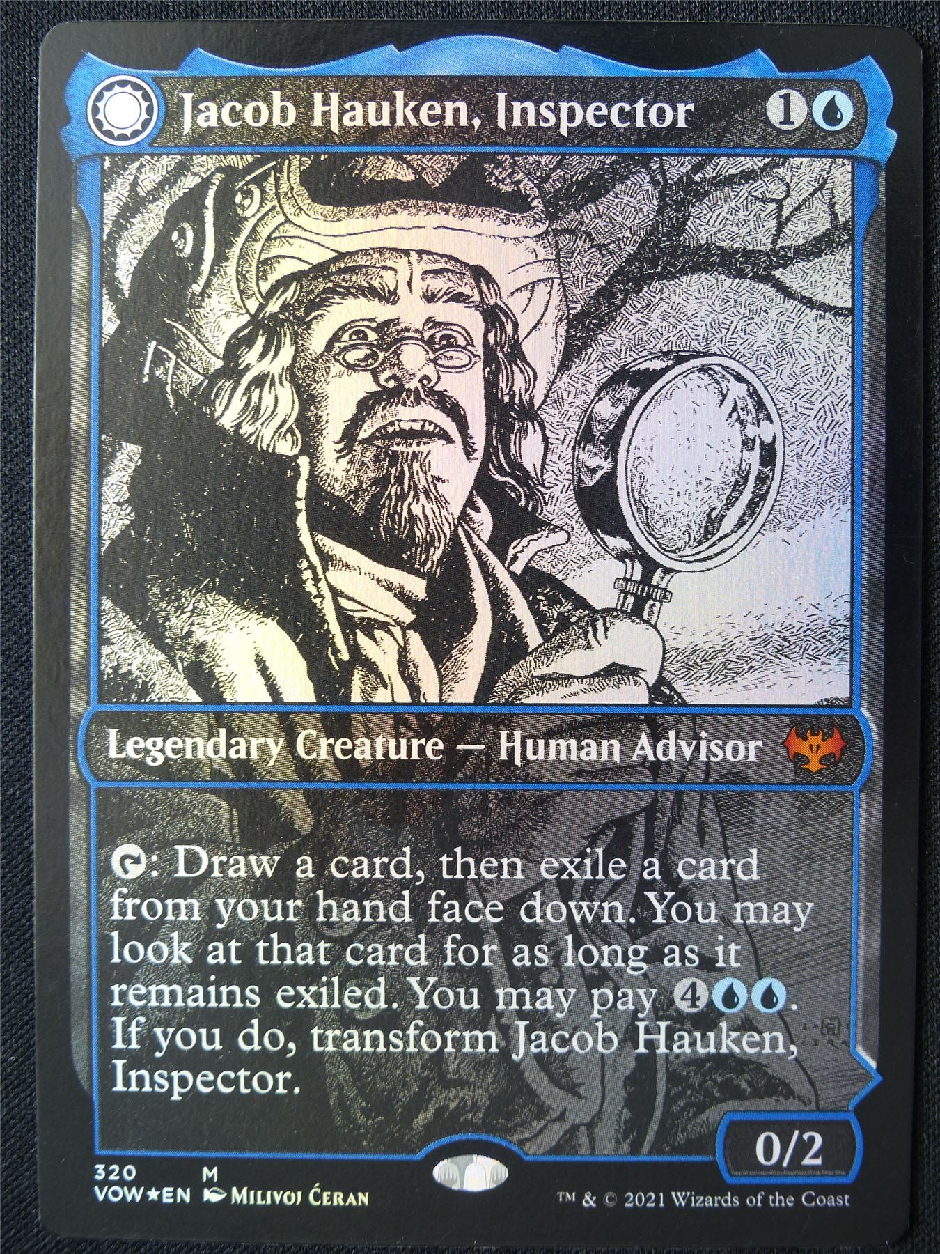 jacob Hauken Inspector Showcase Foil - VOW - Mtg Card #1DC