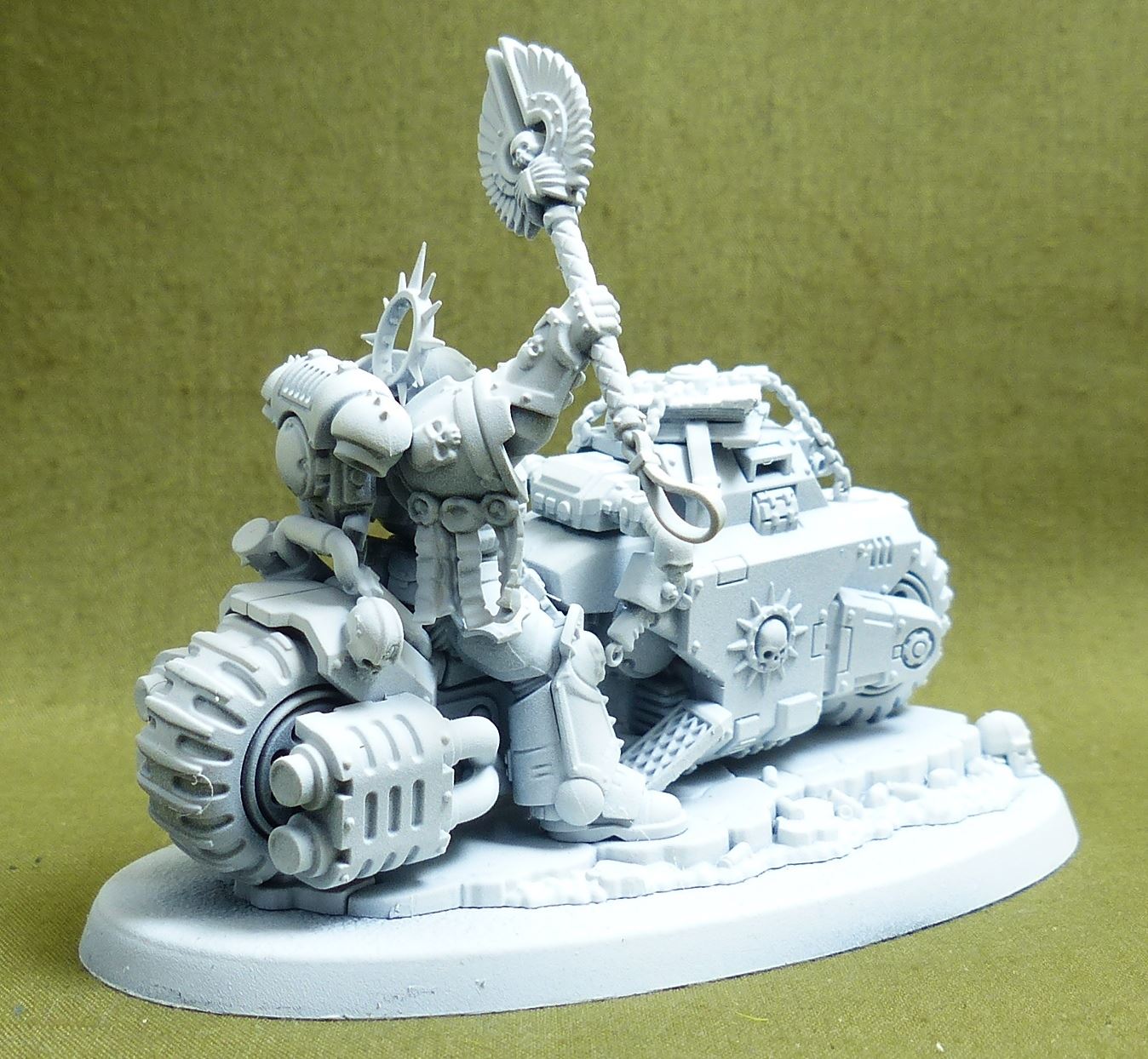 Chaplain on Bike - Space Marines - Warhammer 40K #4C0