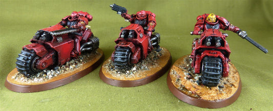 Outriders - Space Marines - Painted - Warhammer AoS 40k #G8