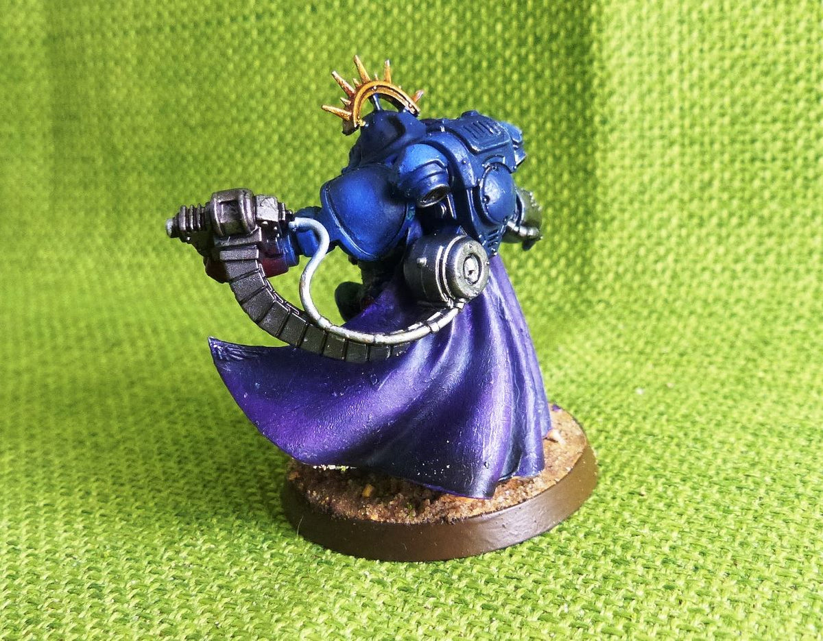 Primaris Captain in Gravis Armour - Painted - Warhammer AoS 40k #HT