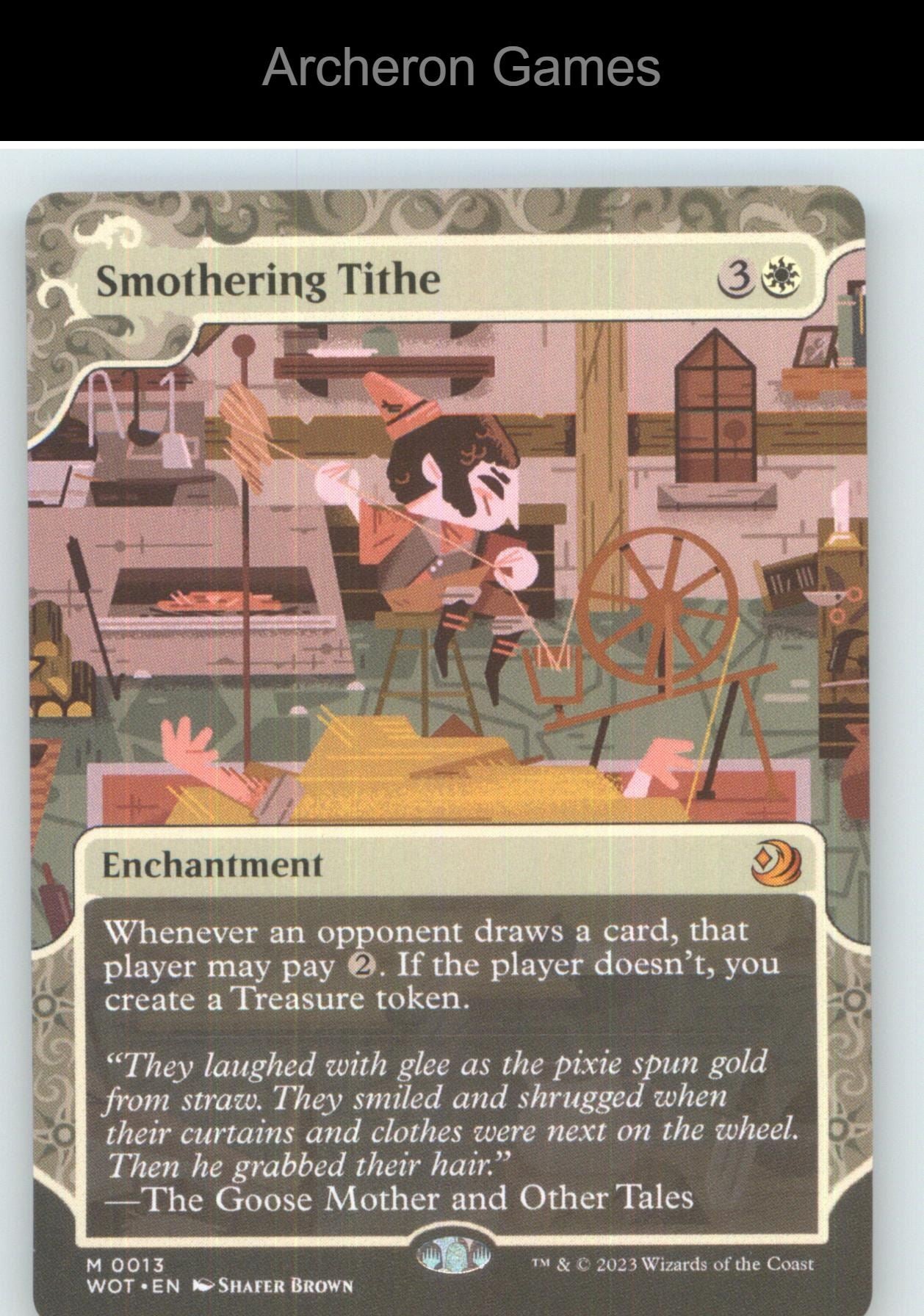 Smothering Tithe WOT 13 Mythic MTG Card NM/EX+