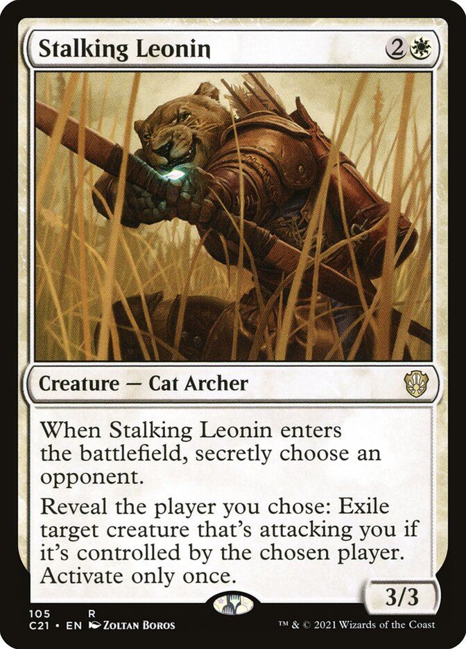 Mtg: C21 : Stalking Leonin - - NM