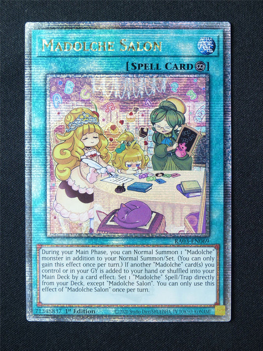 Madolche Salon RA03 Quarter Century Rare - 1st ed Yugioh Card #55Y