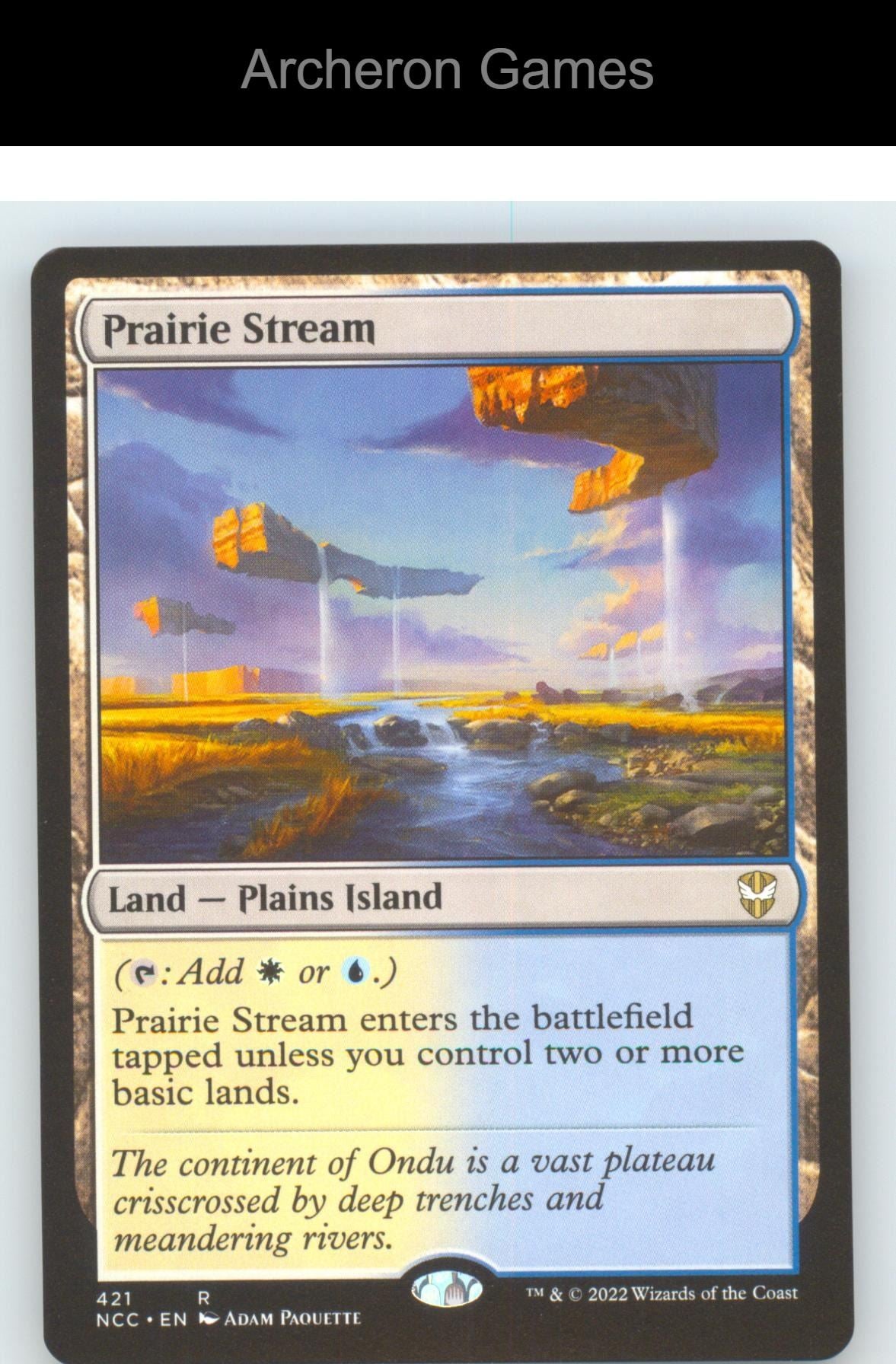 Prairie Stream NCC 421 R MTG Card NM/EX+
