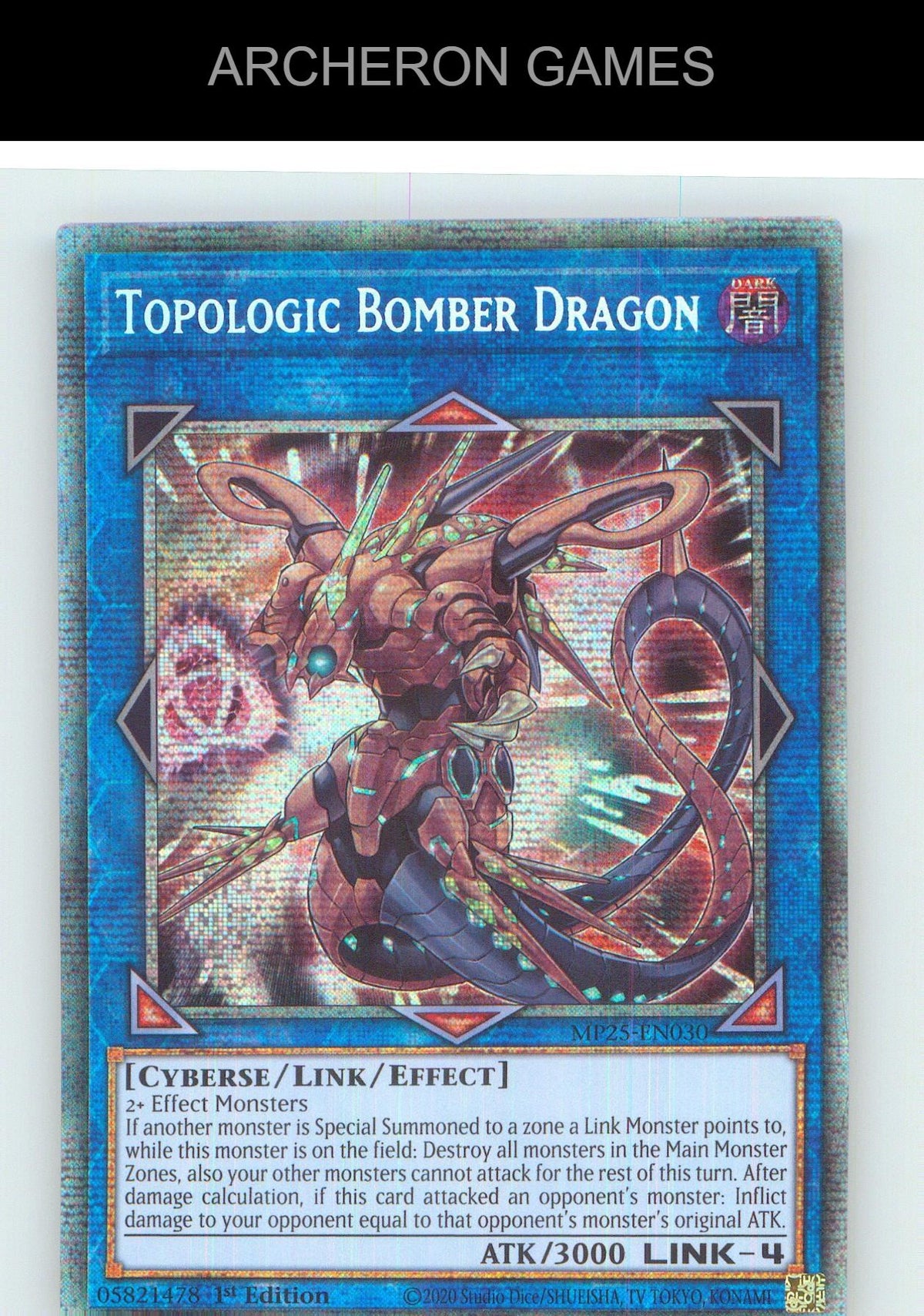 Topologic Bomber Dragon Starlight Rare YUGIOH Card 1st Edition