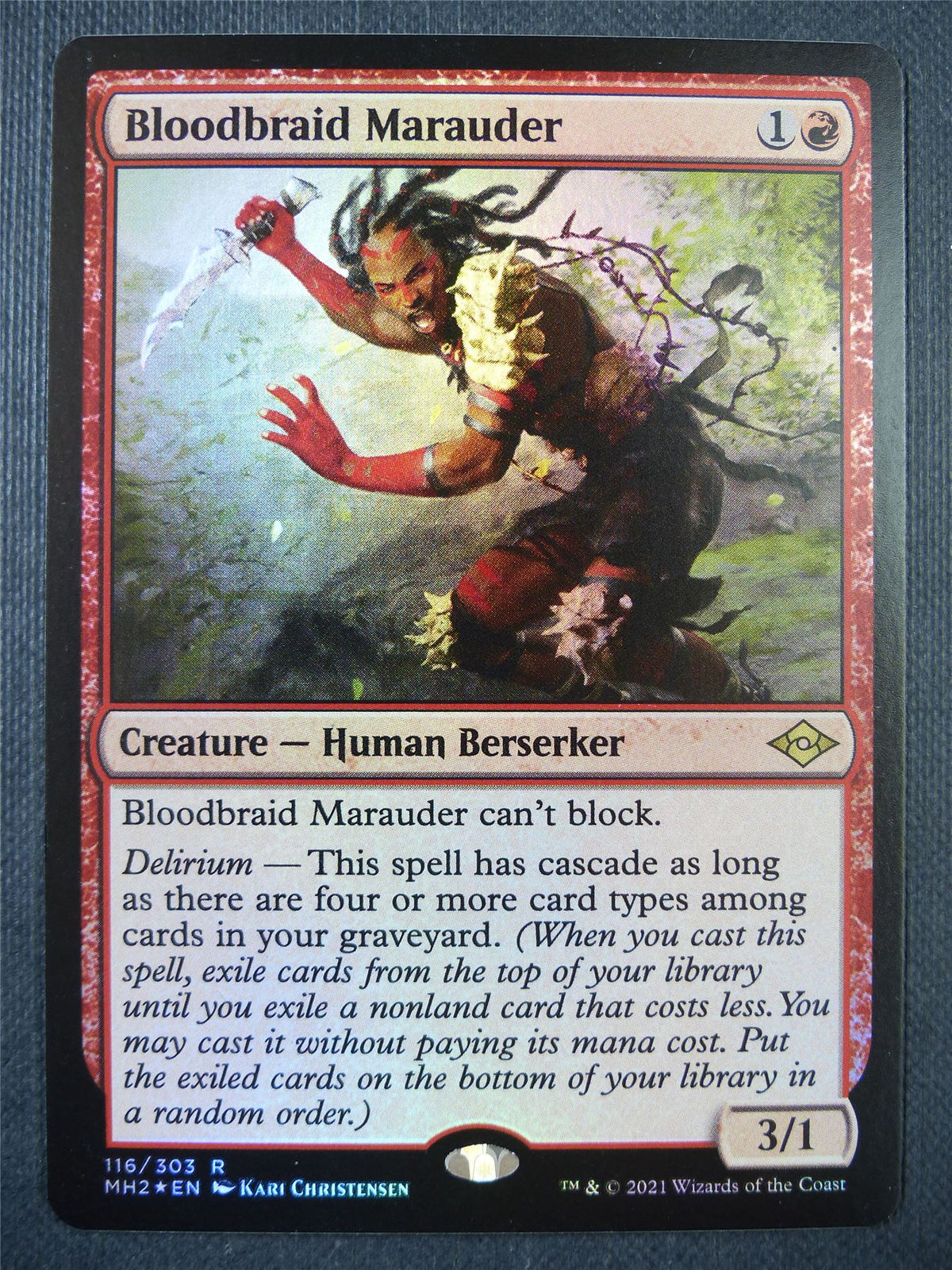Bloodbtraid Marauder Foil - Mtg Card #6QA