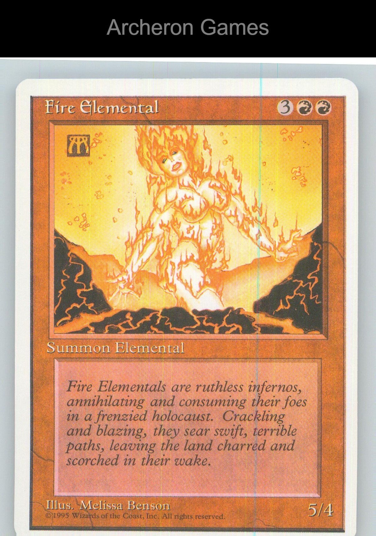 Fire Elemental 4ED UC MTG Card NM/EX+
