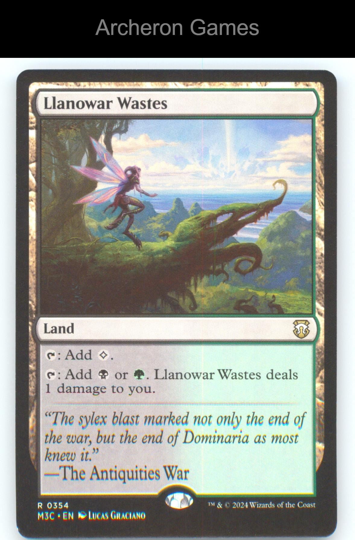 Llanowar Wastes 354 R MTG Card NM/EX+