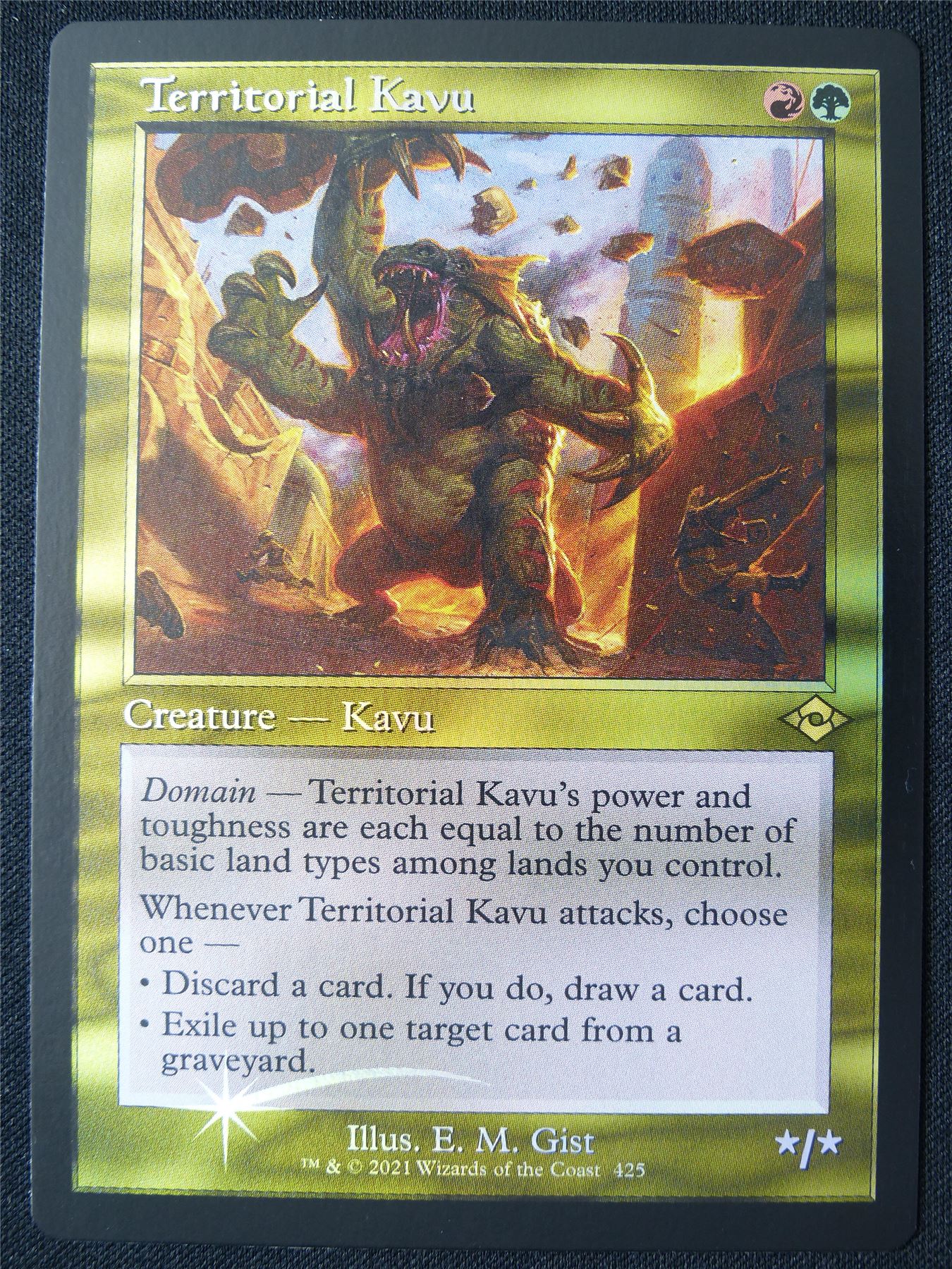 Territorial Kavu Retro Foil - MH2 - Mtg Card #1PF Archeron Territorial Kavu Retro Foil - MH2 - Mtg Card #1PF Archeron