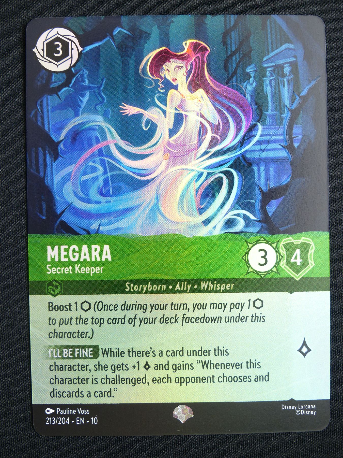 Megara Secret Keeper 213/204 Foil - Lorcana Card #132