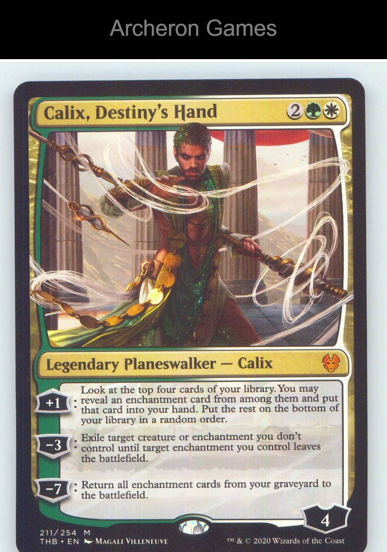 Calix, Destiny's Hand THB 211 Mythic MTG Card NM/EX+