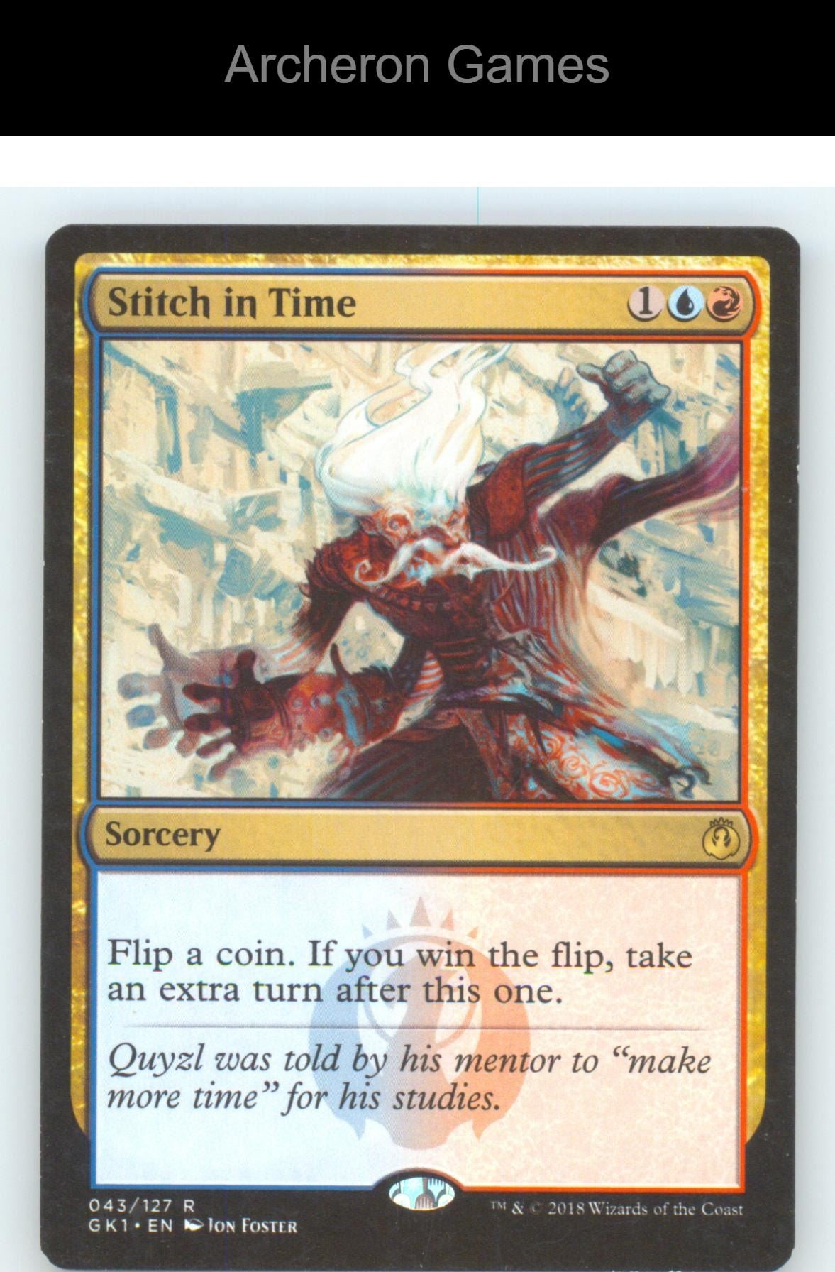 Stitch in Time GK1 43 R MTG Card NM/EX+