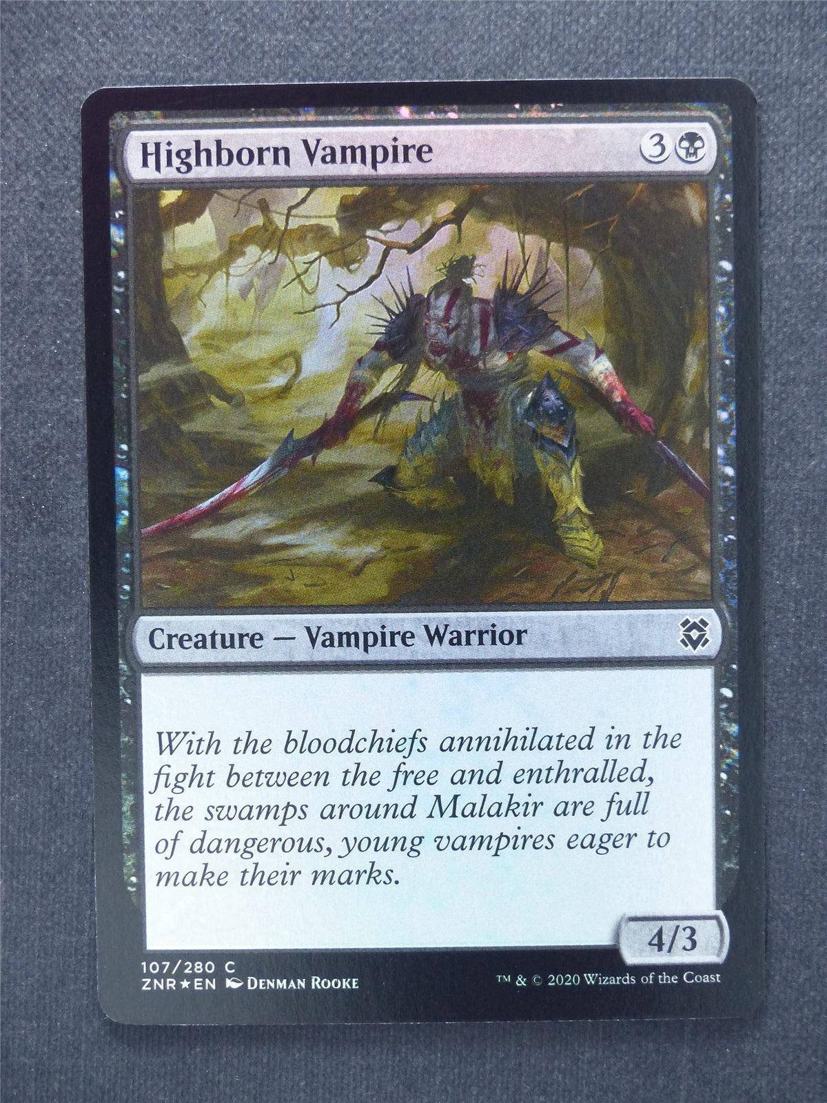 Highborn Vampire Foil - Mtg Magic Cards #NM
