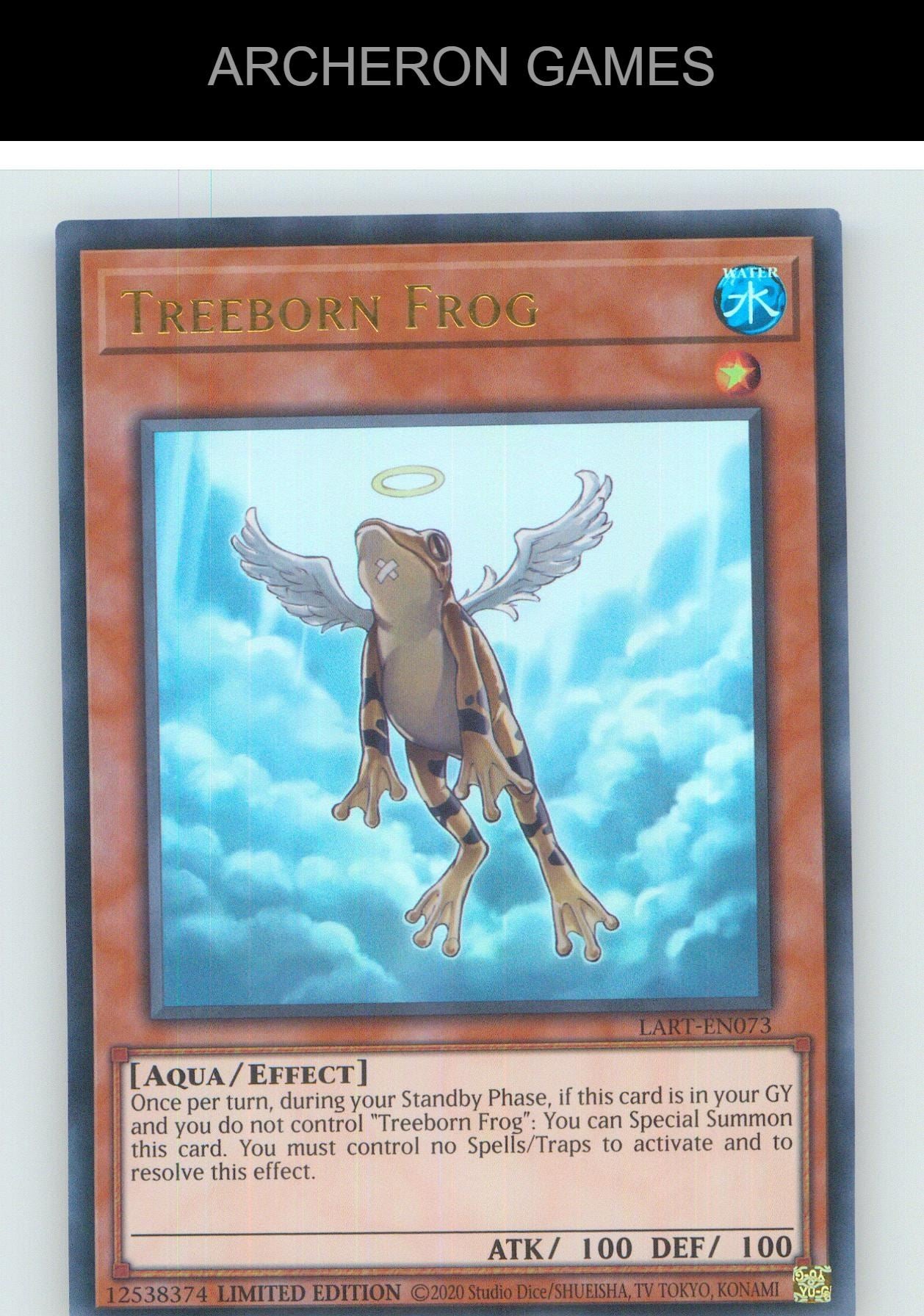 Treeborn Frog UR YUGIOH Card Limited
