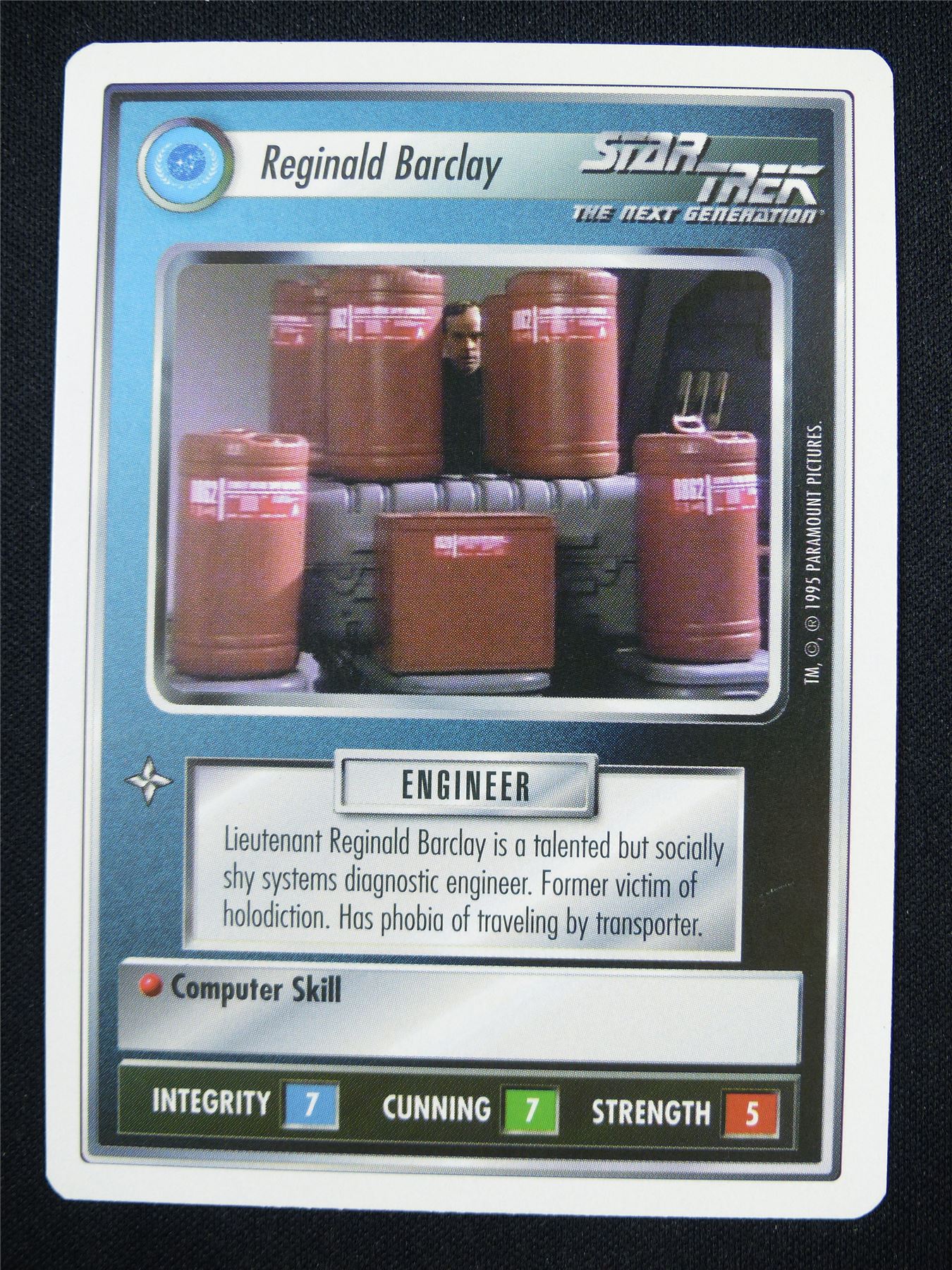 Reginald Barclays - The Next Generation - Star Trek Card #19F