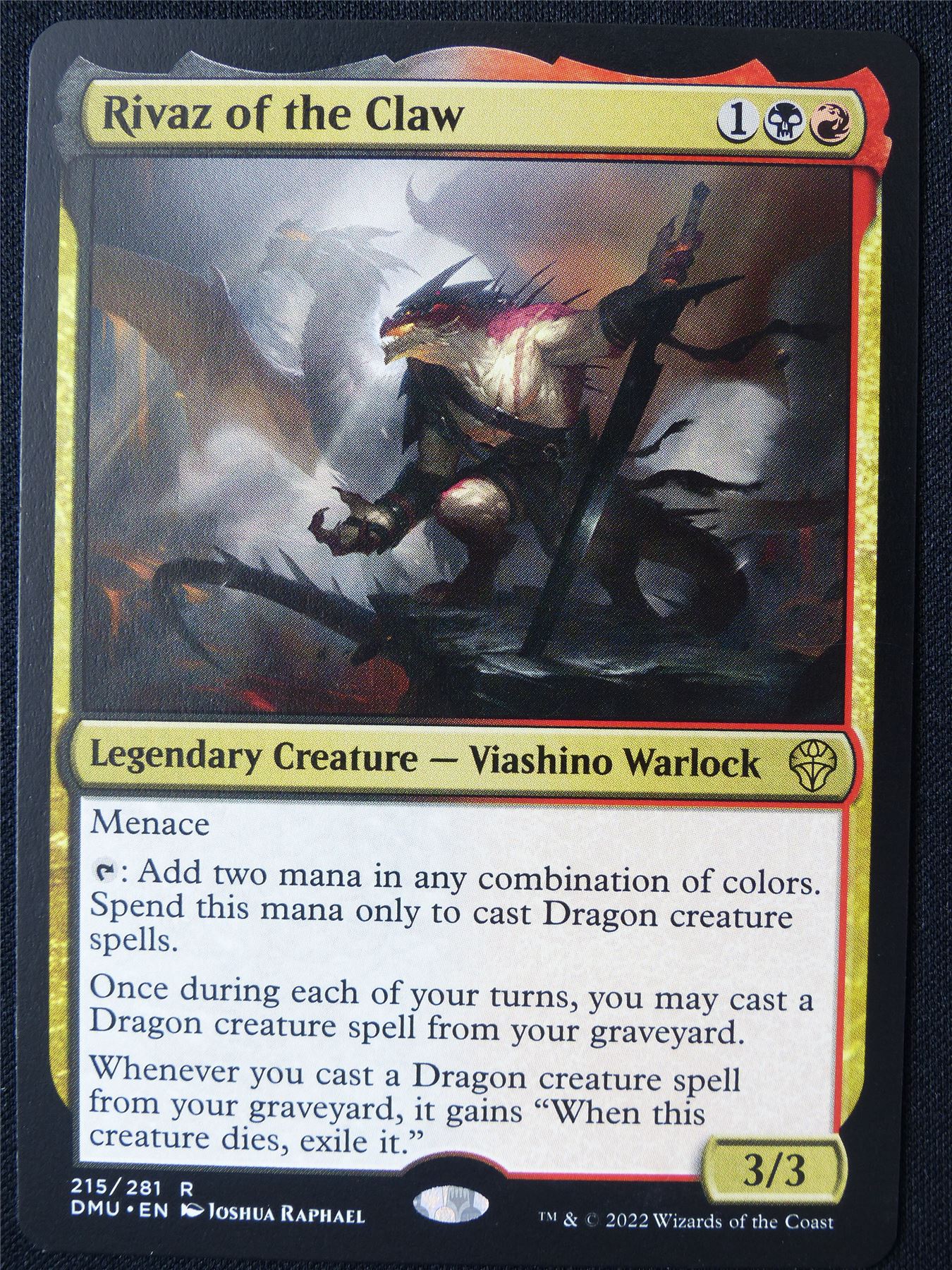 Rivaz of the Claw - DMU - Mtg Card #1C5