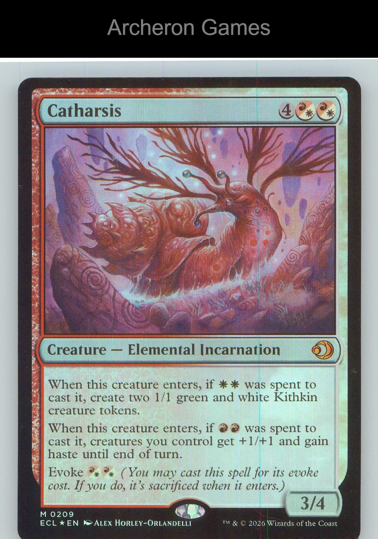 Catharsis ECL 209 Mythic MTG Card NM/EX+ Foil