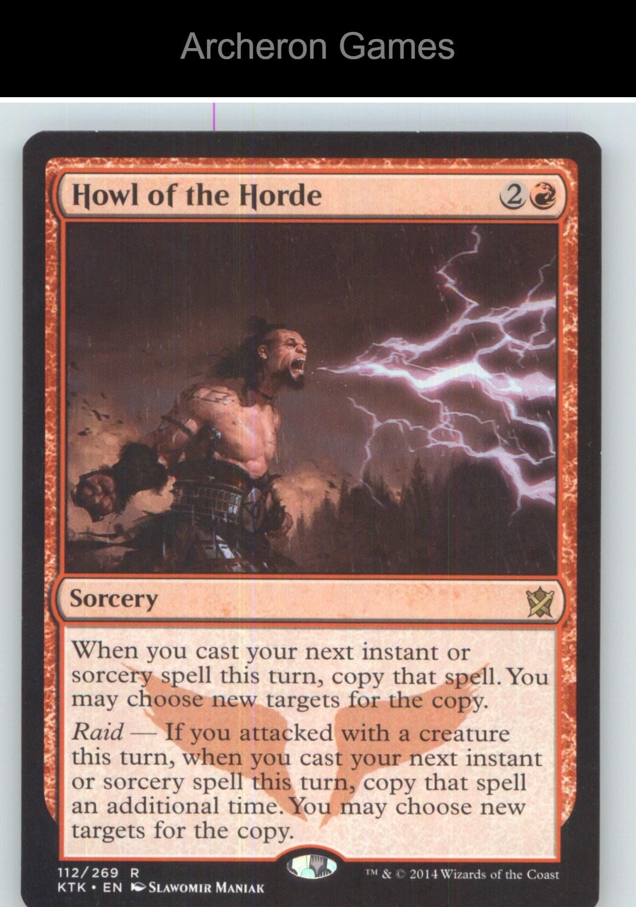 Howl of the Horde KTK 112 R MTG Card NM/EX+