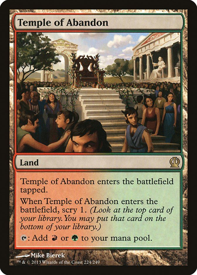 Mtg: THS : Temple of Abandon - - NM