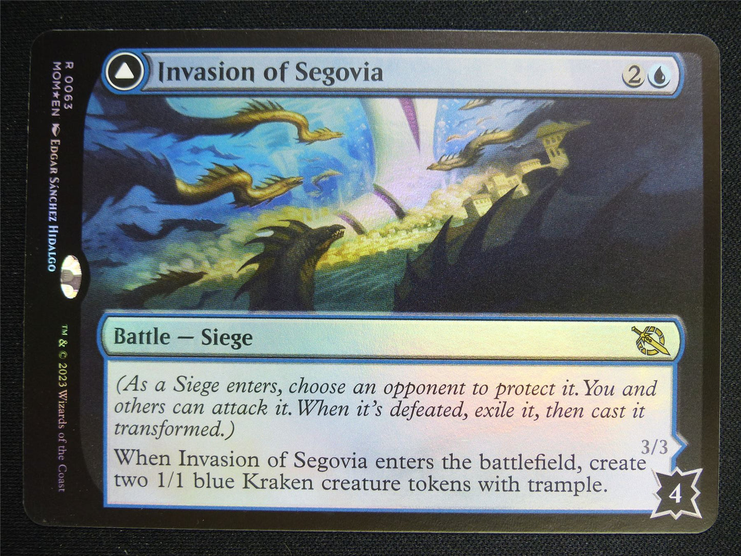 Invasion of Segovia Foil - MOM - Mtg Card #29O