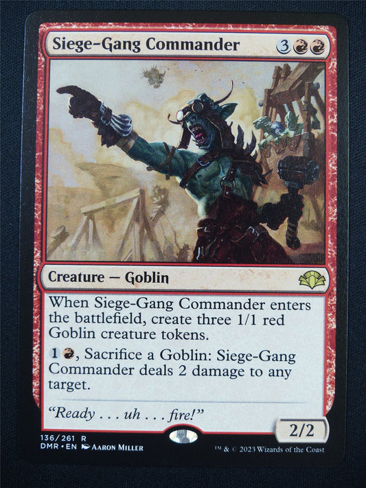 Siege-Gang Commander - DMR - Mtg Card #5QM