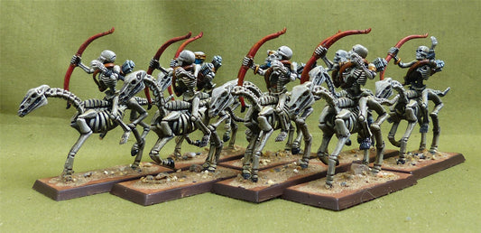Horse Archers set of 8 painted - Tomb Kings of Khemri - Warhammer Old World #1O1