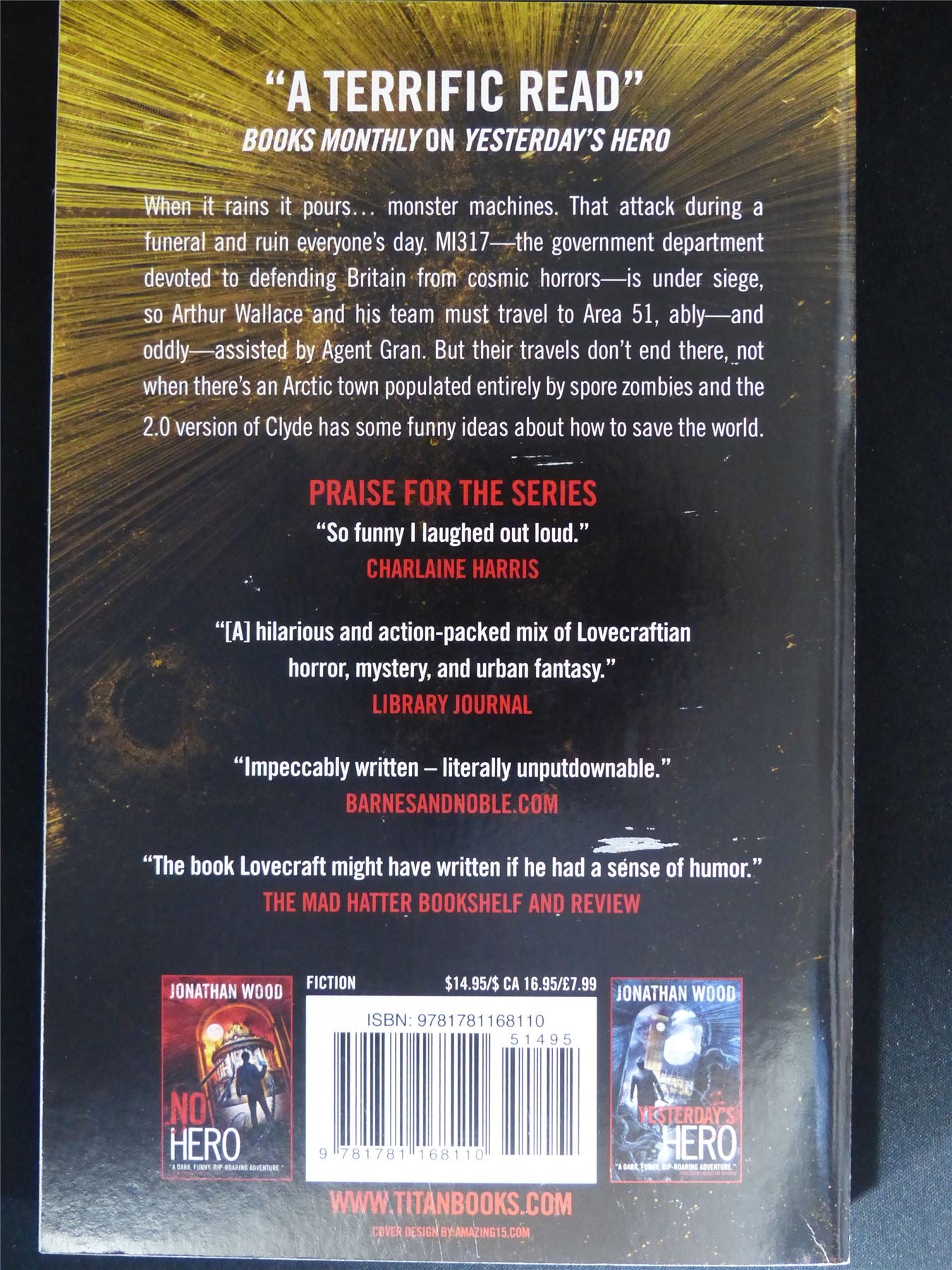 Anti-Hero - Titan Novel Book Softback #88