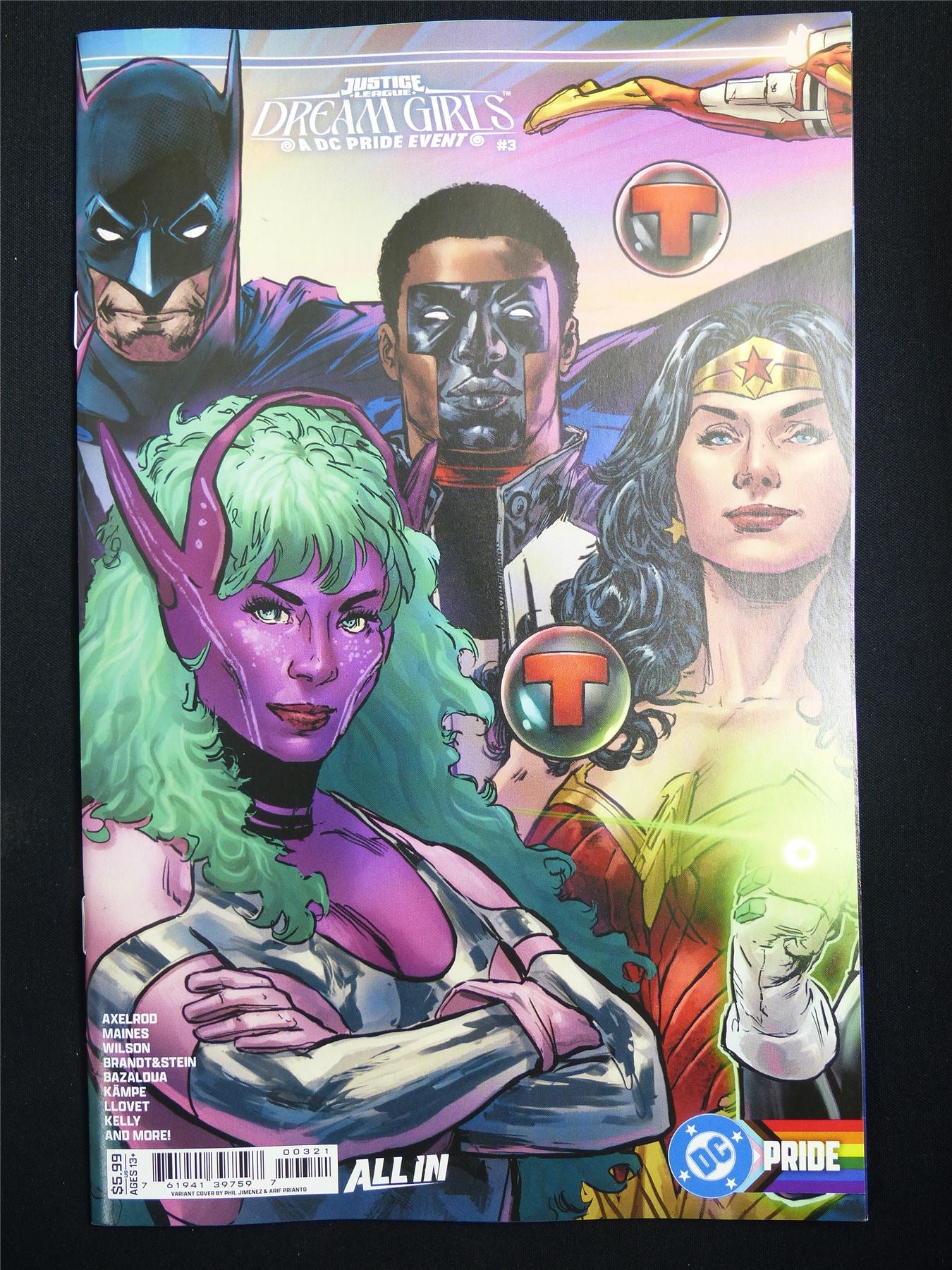 JUSTICE League: Dream Girls A DC Pride Event #3 Cvr B - Aug 2026 DC Comic #1DZ