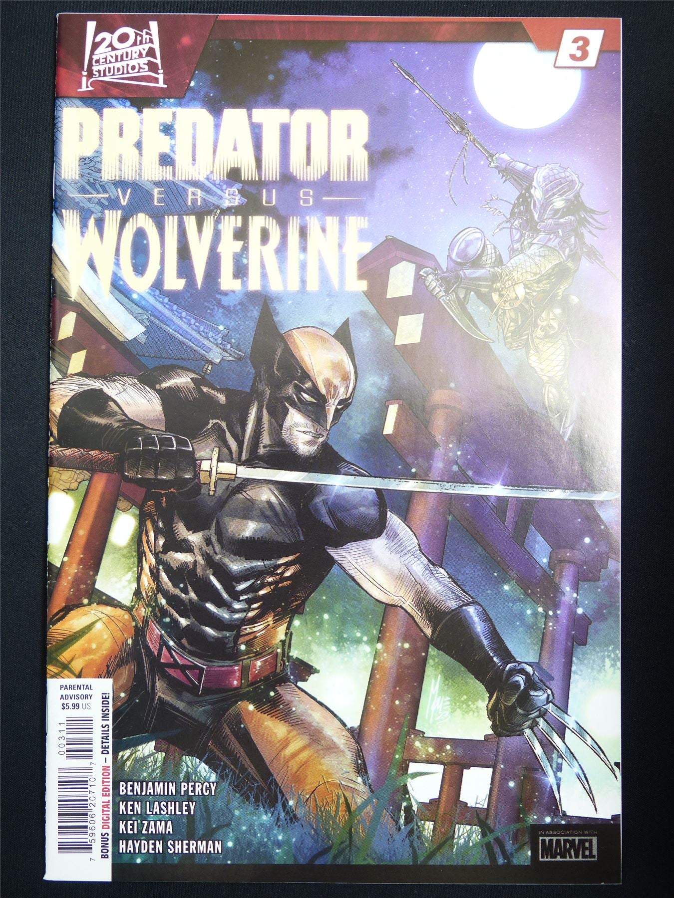 PREDATOR versus Wolverine #3 - Marvel Comic #2EG