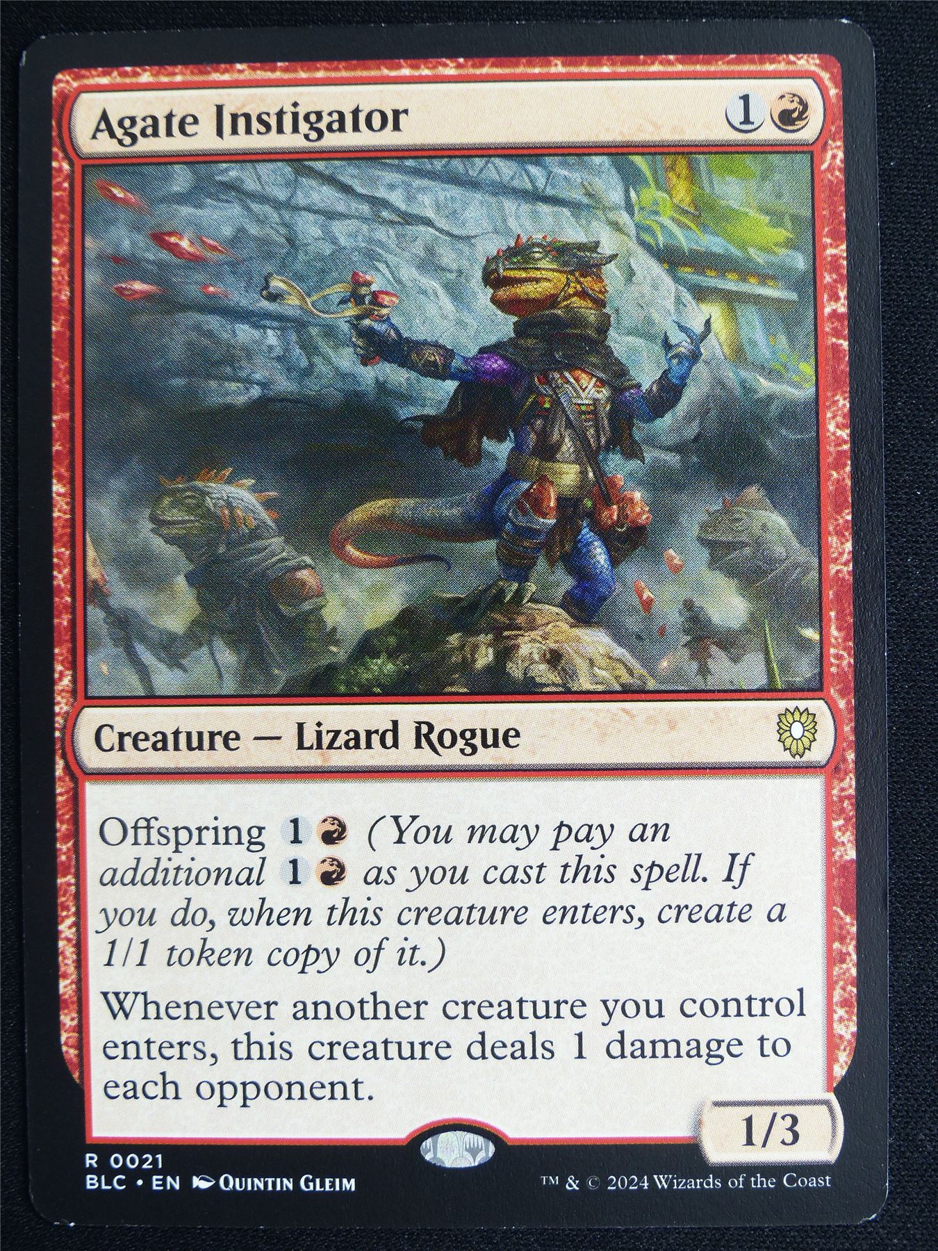 Agate Instigator - BLC - Mtg Card #4LE