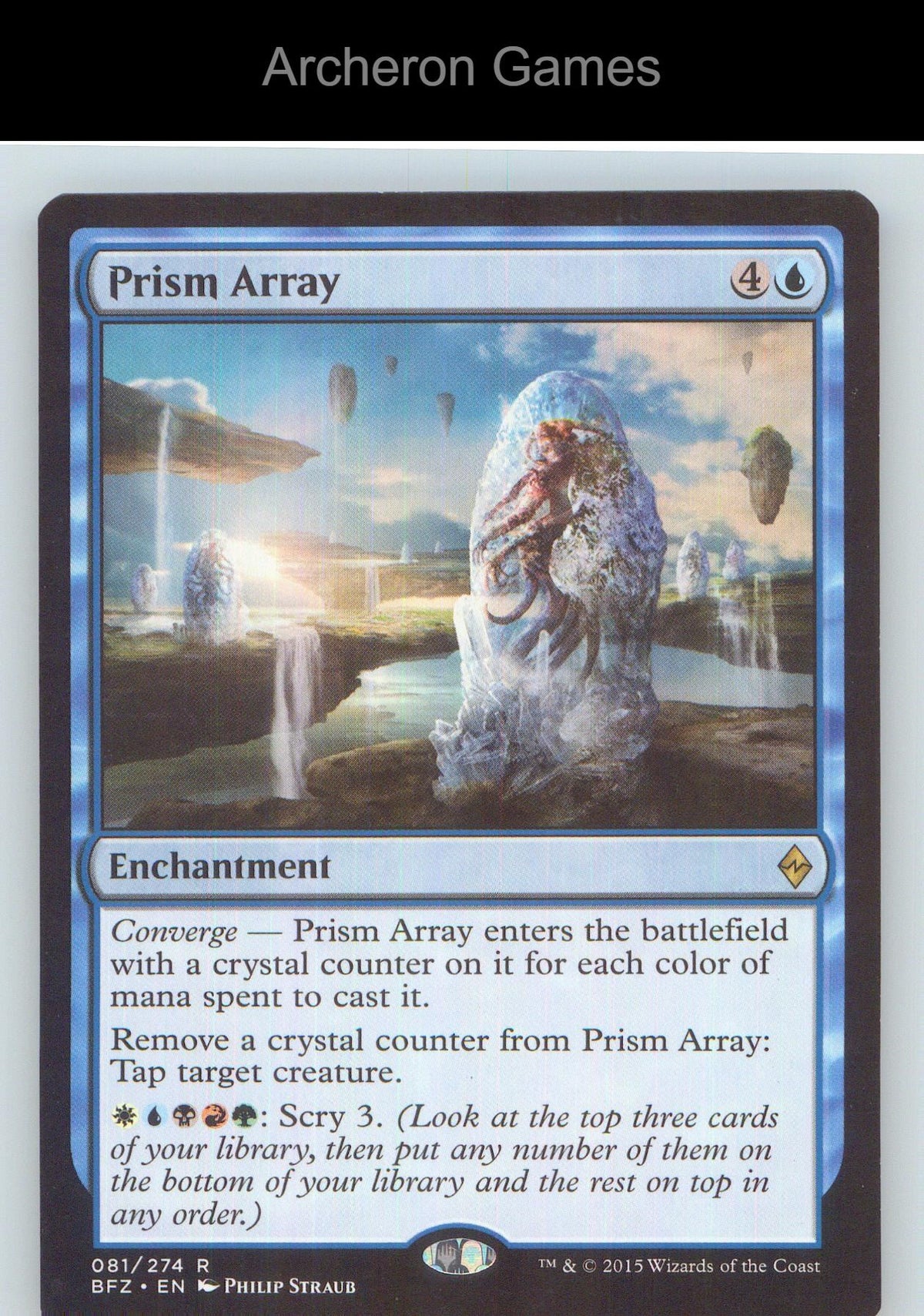 Prism Array BFZ 81 R MTG Card NM/EX+