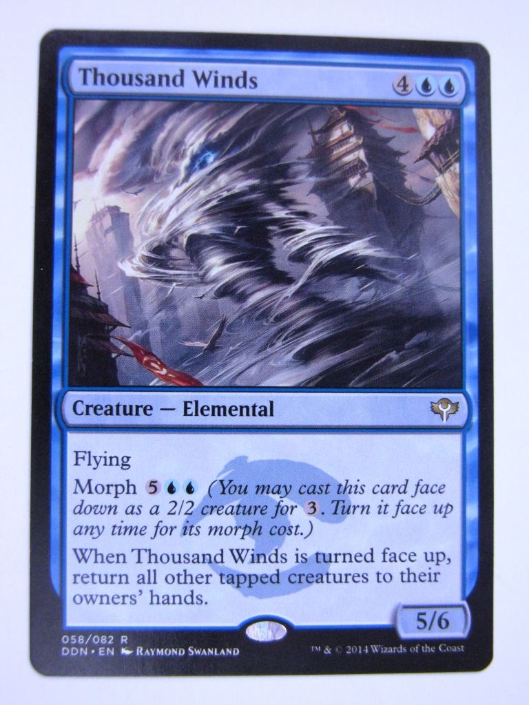 MTG Magic Played Cards: THOUSAND WINDS # 7D2