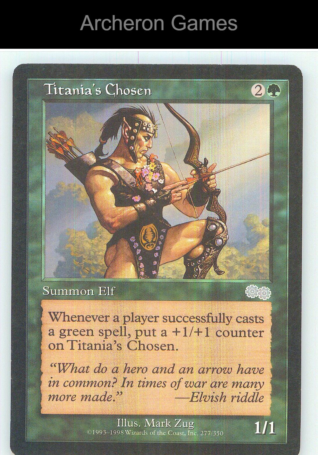 Titania's Chosen USG 277 UC MTG Card NM/EX+
