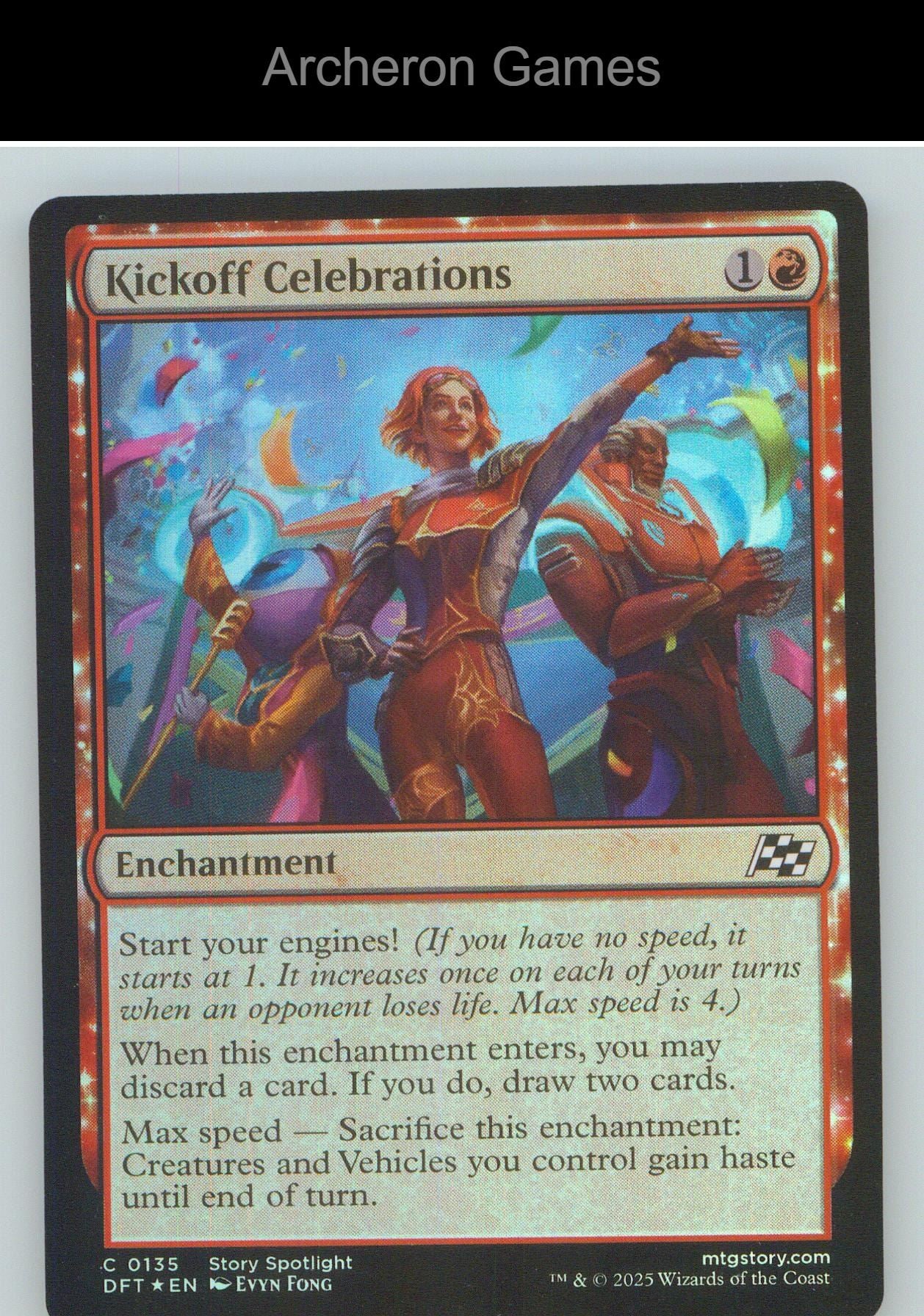 Kickoff Celebrations DFT 135 C MTG Card NM/EX+ Foil