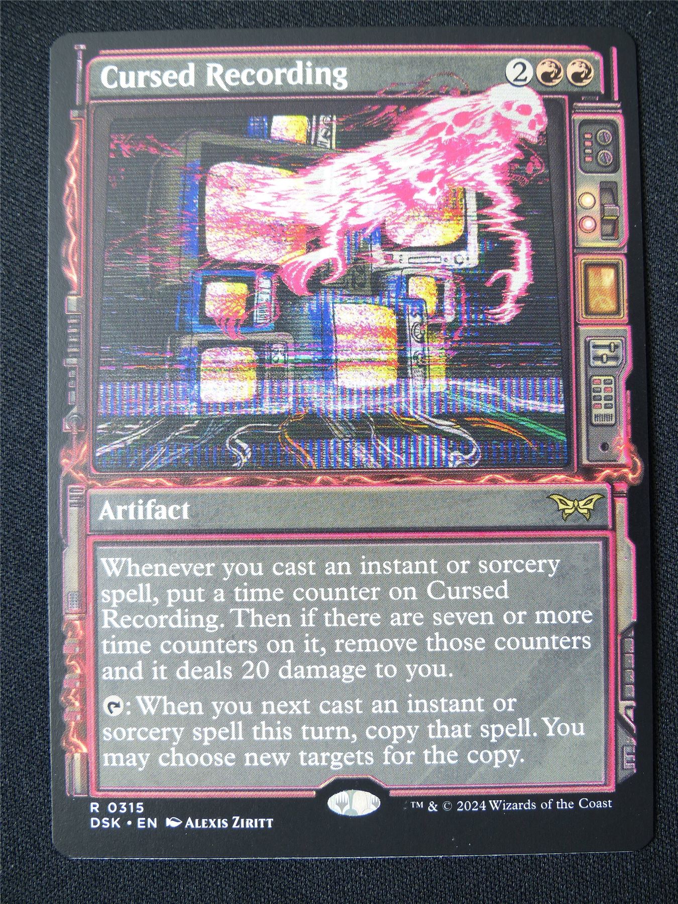 Cursed Recording Showcase - DSK - Mtg Card #21F Archeron Cursed Recording Showcase - DSK - Mtg Card #21F Archeron