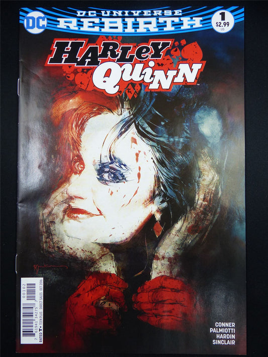 HARLEY Quinn #1 DC Universe Rebirth Sienkiewicz Variant - DC Comic #5SI