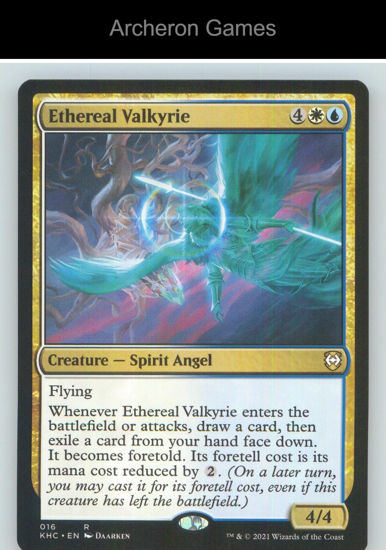 Ethereal Valkyrie KHC 16 R MTG Card NM/EX+