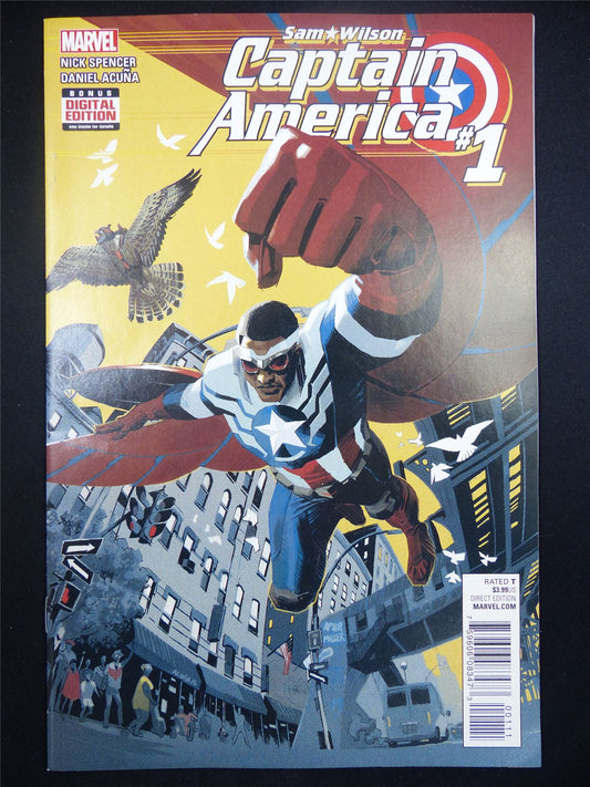 Sam Wilson: CAPTAIN America #1 - Marvel Comic #JL