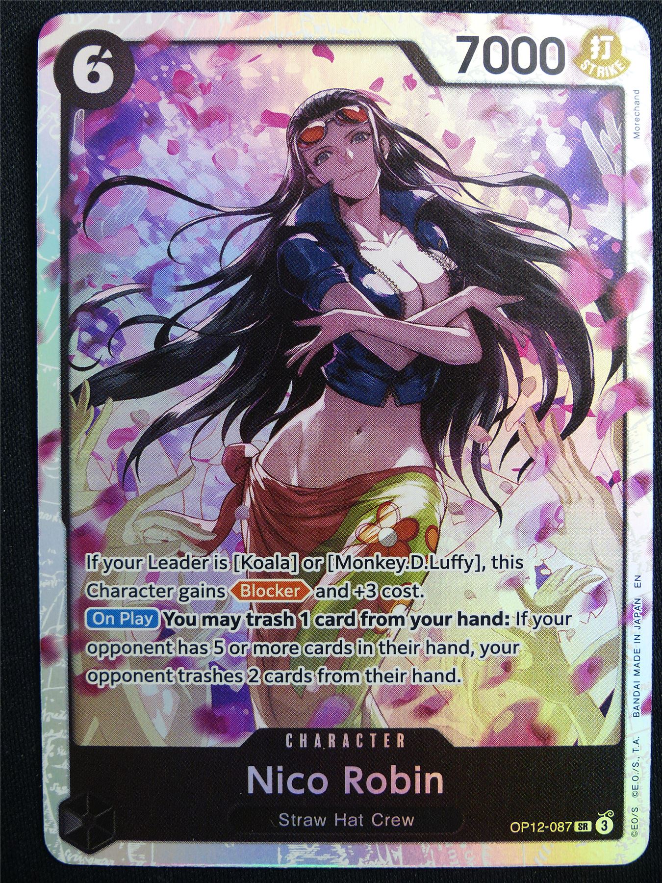 Nico Robin OP12-087 SR Foil - One Piece Card #4WM