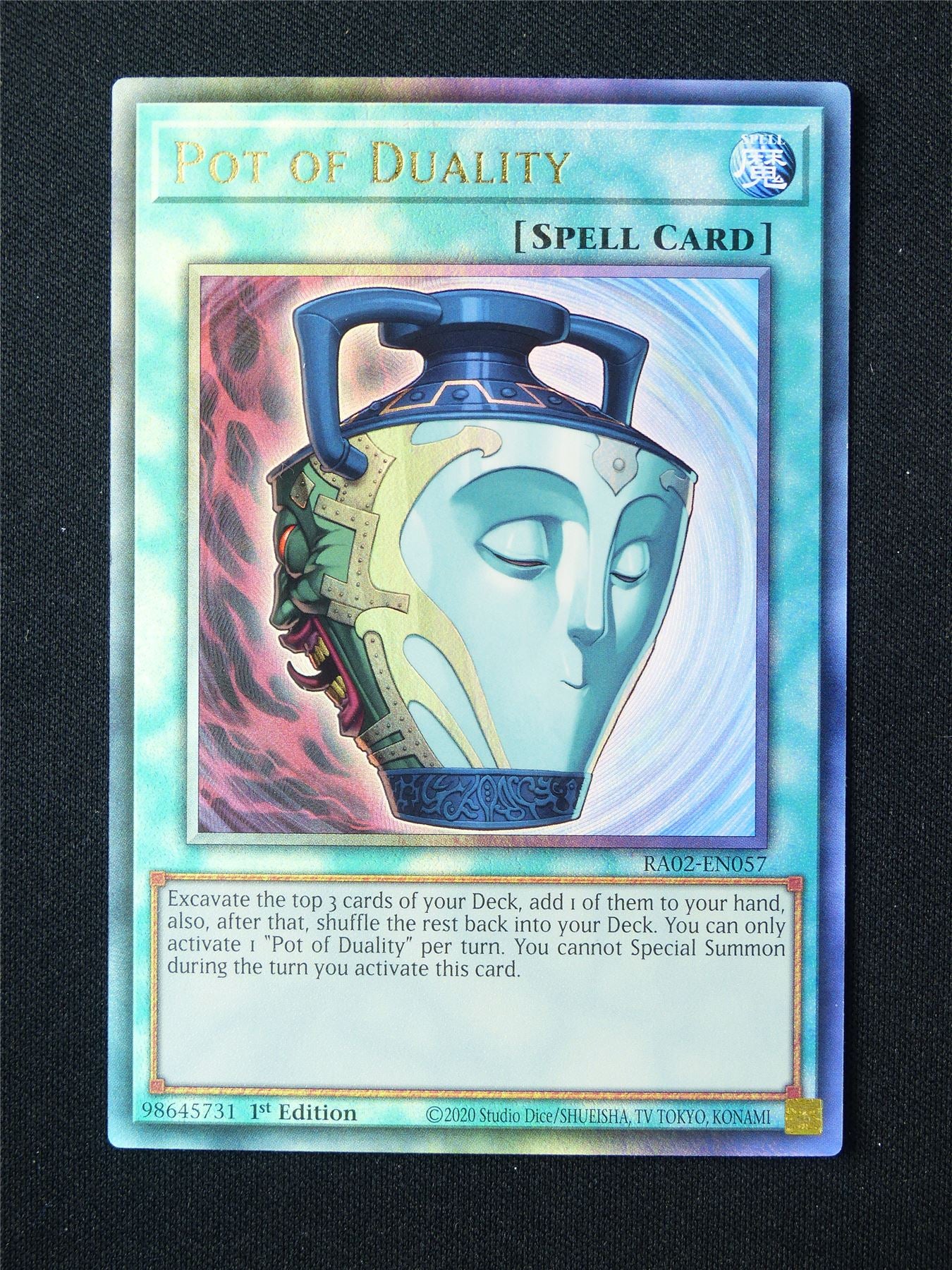yugioh card pot of duality Pot of Duality RA02 Ultimate Collector Rare