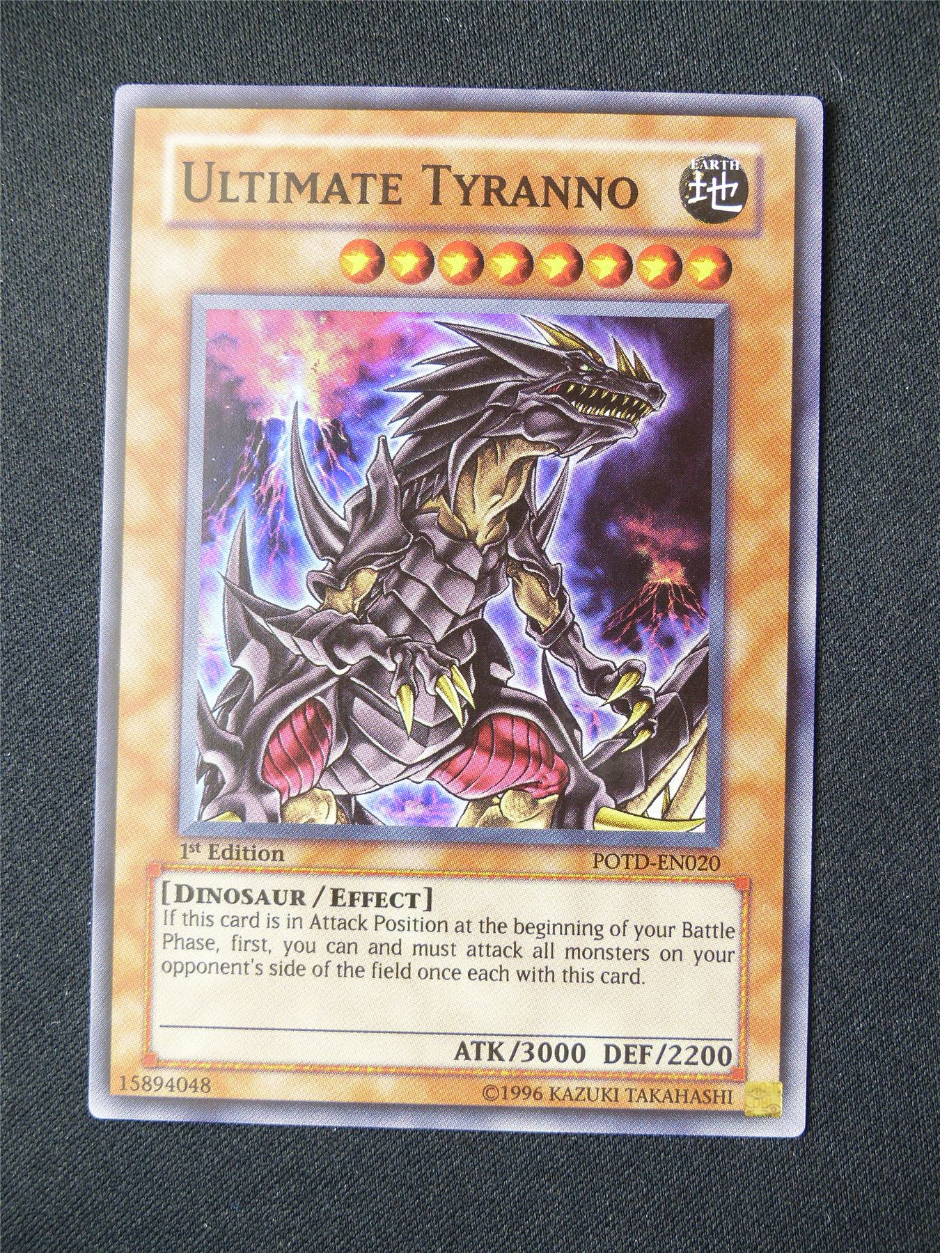 Ultimate Tyranno POTD Super Rare - 1st ed Yugioh Card #1UL