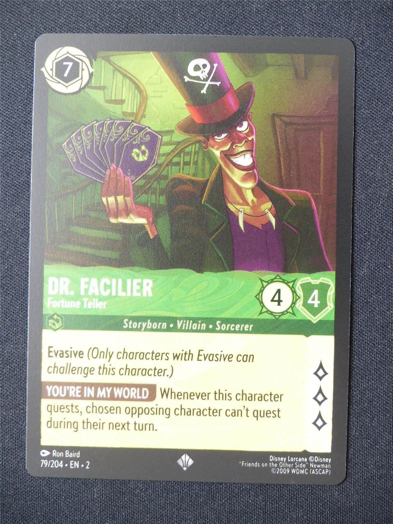 Dr. Facilier Fortune Teller 79/204 - Lorcana Card #6GB